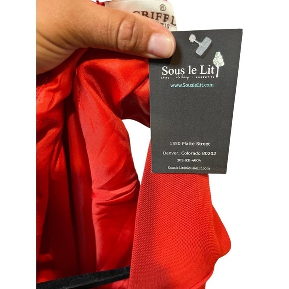 NWT Grifflin Paris Red Body Con Dress - Picture 10 of 10